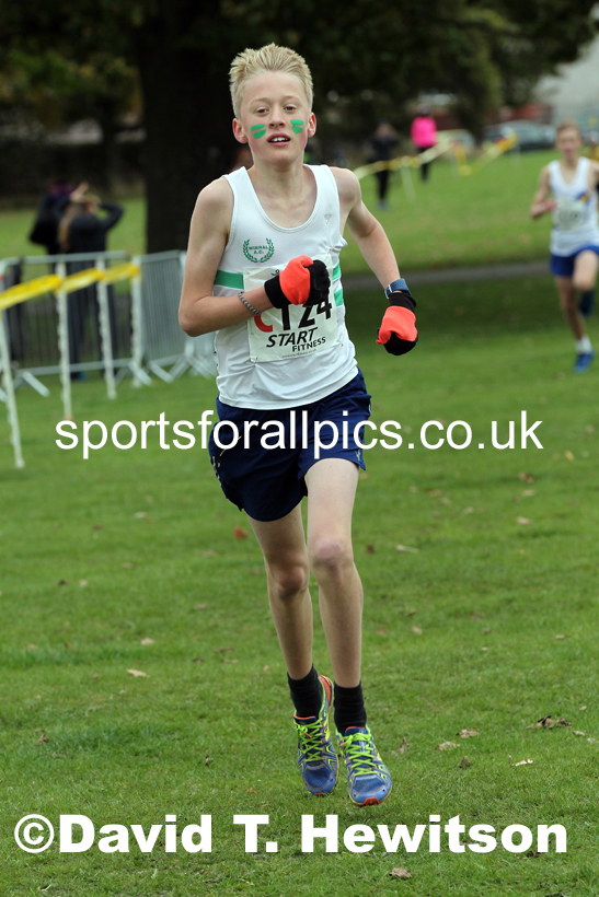 Boys under-15s Northern Cross Country Relays, Graves Park, Sheffield. Photo: David T. Hewitson/Sports for All Pics